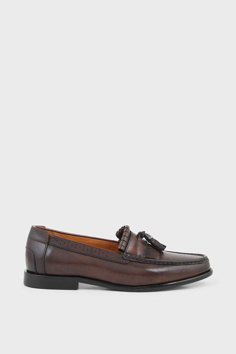 Men Formal Loafers M38105-Brown