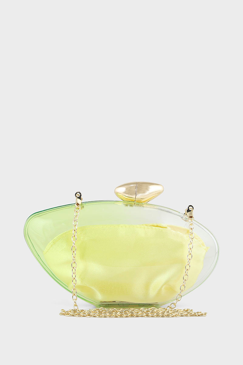 Party Wear Clutch BK4027-Yellow