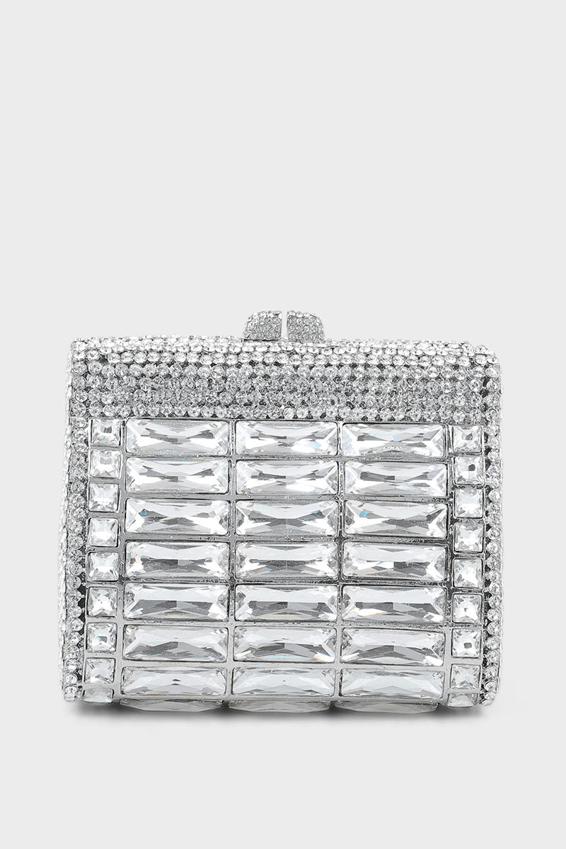 Wedding  Clutch B20781-Silver