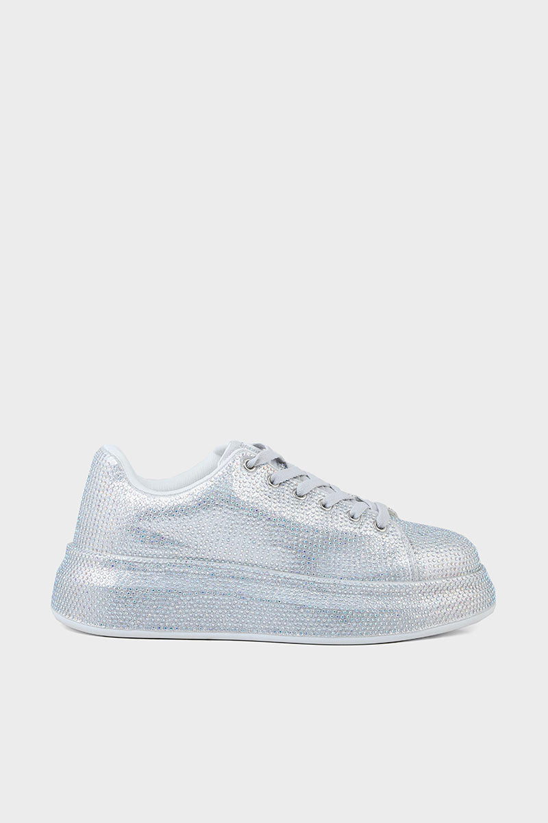 Casual Sneakers I57066-Silver