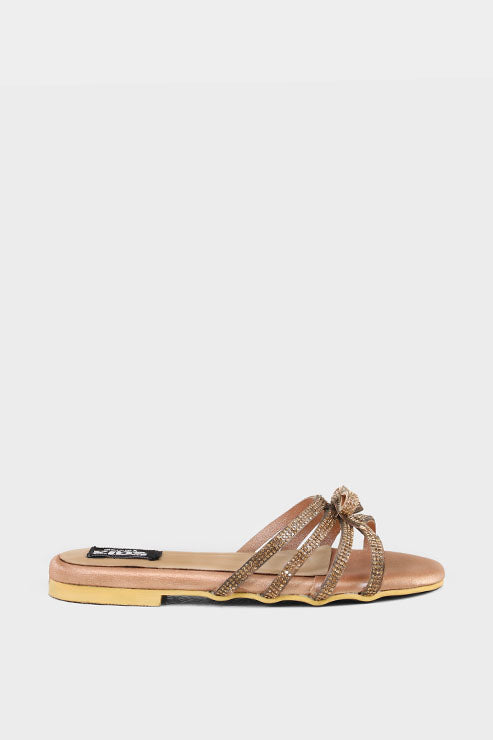 Girls Formal Slip On GF0003-Rose Gold