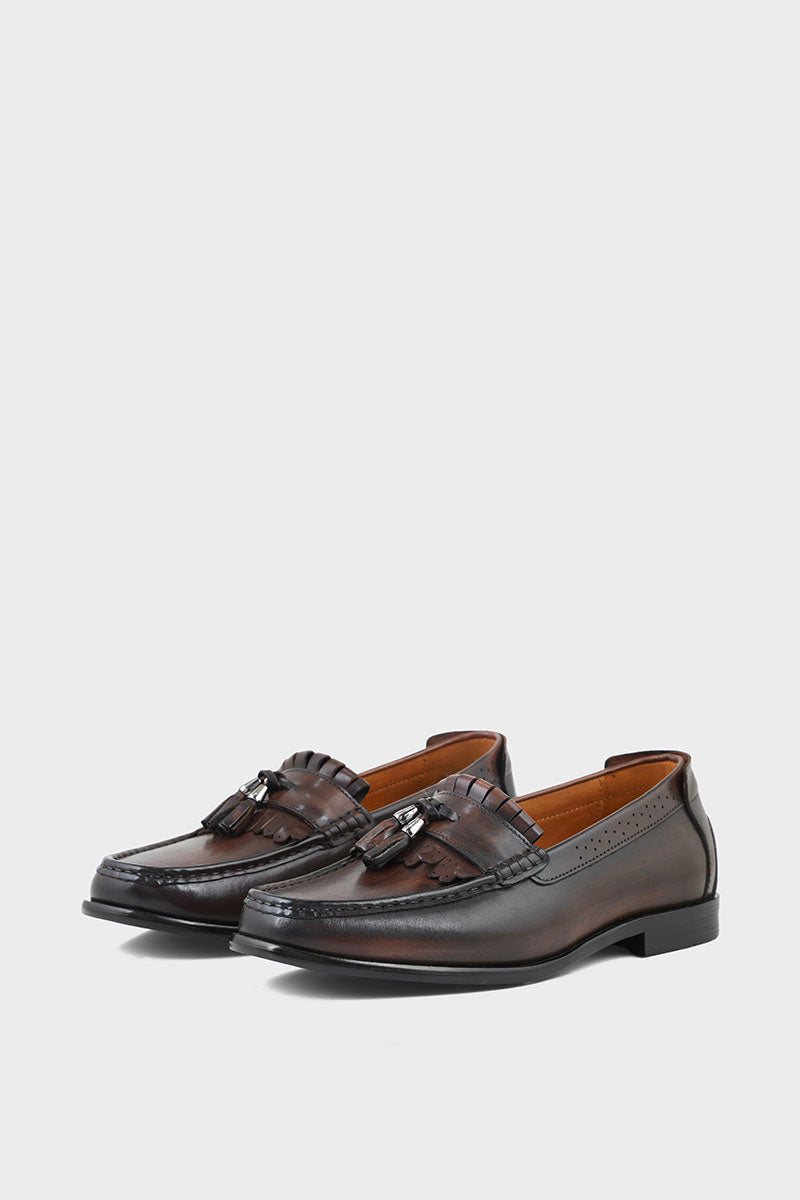 Men Formal Loafers M38105-Brown