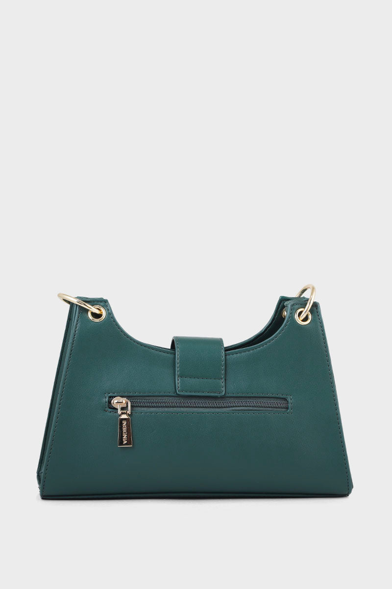 Baguette Shoulder Bags B10525-Green