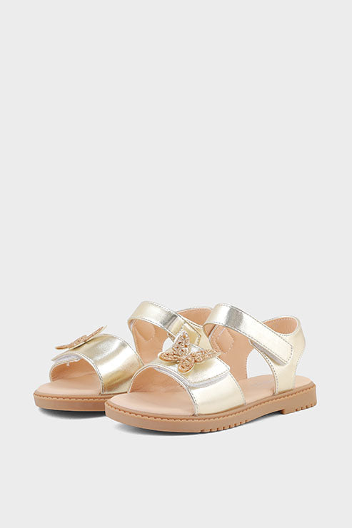 Girls Casual Sandal GQ1012-Golden