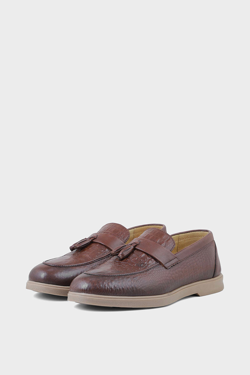 Men Formal Loafers MF7001-Brown