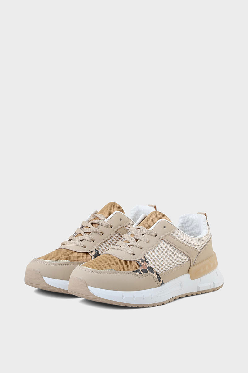 Women Casual Sneakers IC7503-Beige