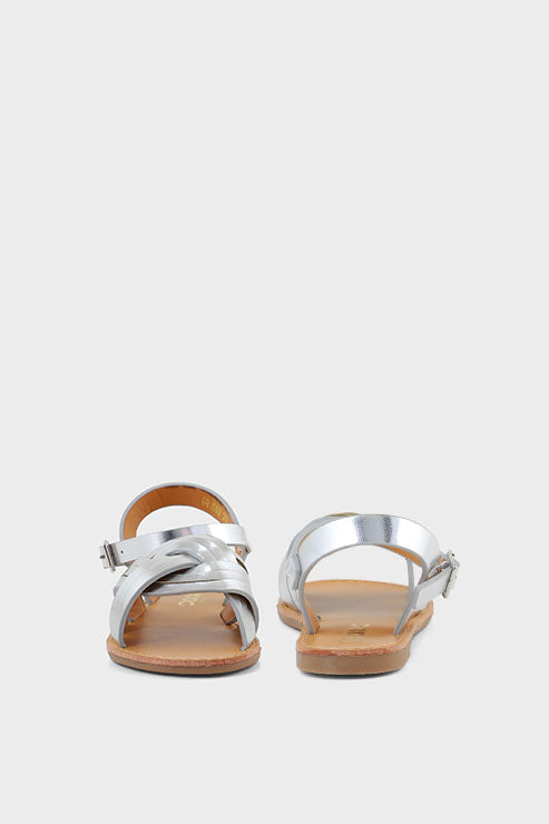 Girls Casual Sandal GQ1009-Silver