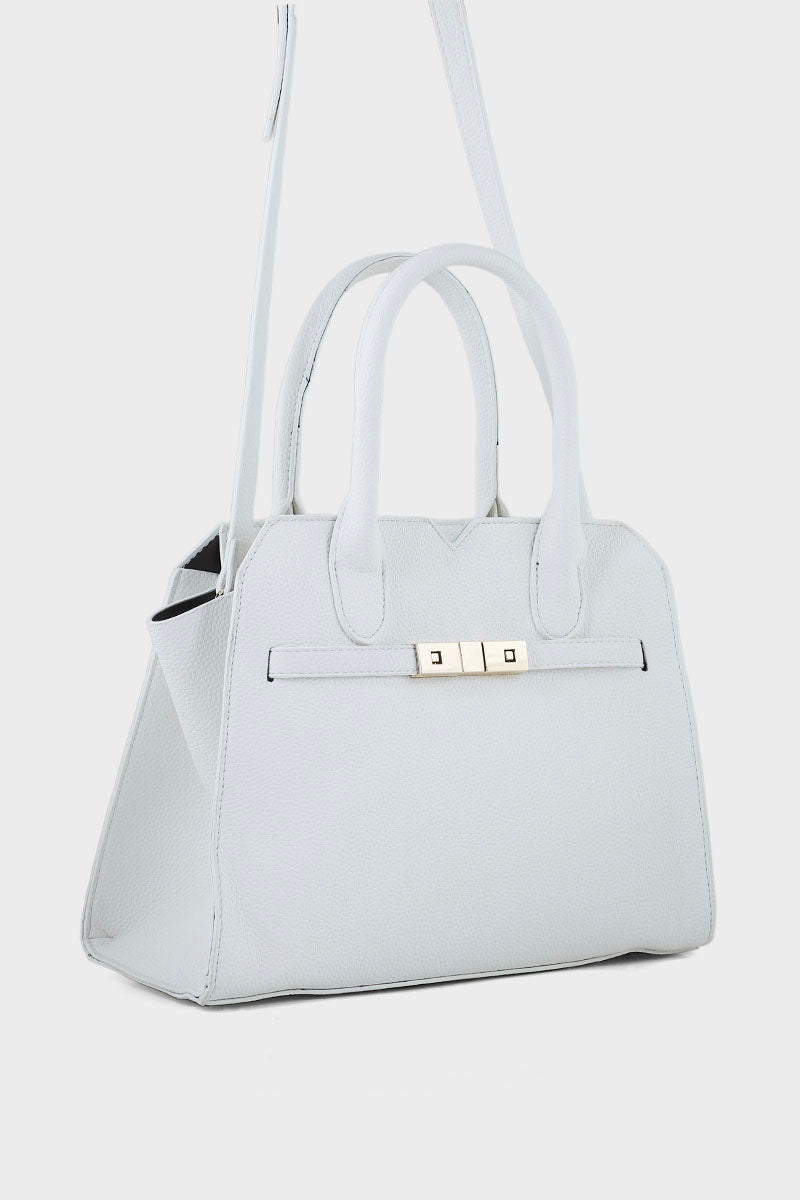 Formal Tote Hand Bags BH0022-White