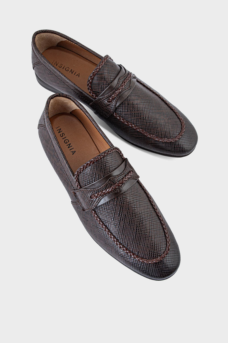 Men Formal Loafers MF7021-Brown