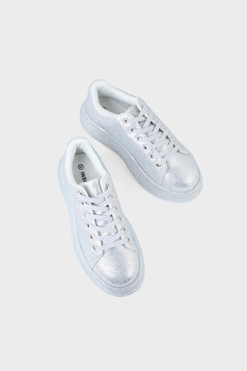 Casual Sneakers I57066-Silver