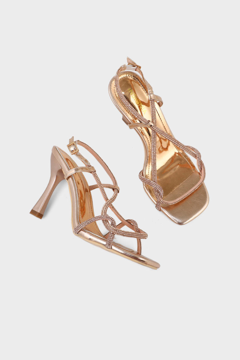 Party Wear Sandal I23721-Rose Gold