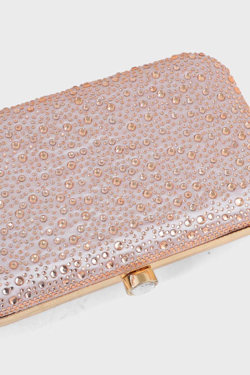 Party Wear Clutch BK4022-Golden