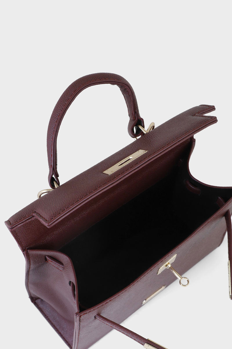 Cross Shoulder Bags BH0024-Burgundy