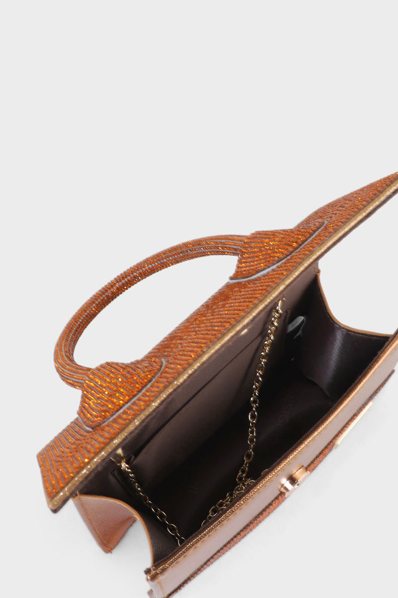 Top Handle Hand Bags BH0014-Copper